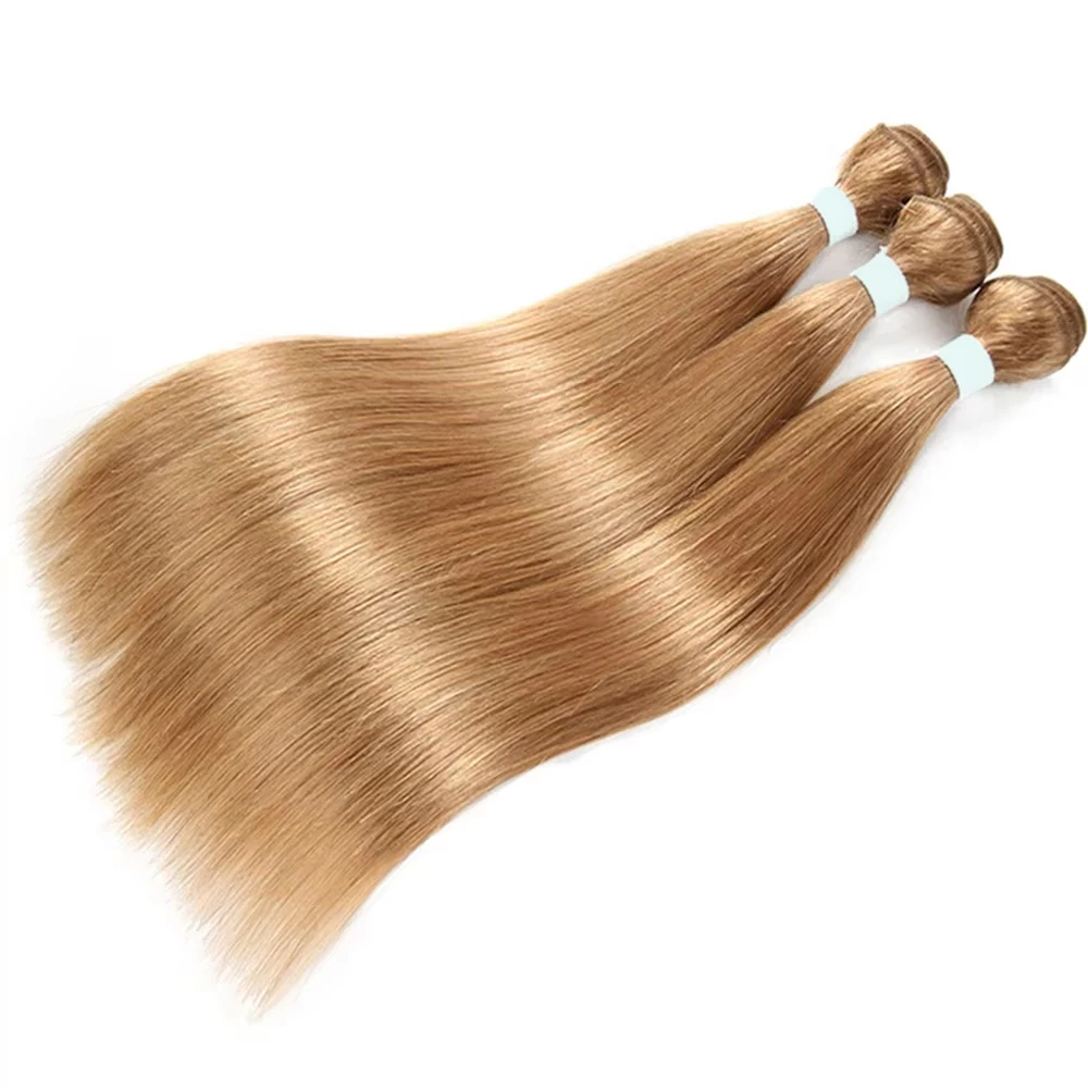 16A 100% Remy Hair Honey Blonde Human Hair Bundles Brazilian Hair Extensions Virgin Hair Weaving #27 Double Weft 1/3Pcs
16A 100% Remy Hair Honey Blonde Human Hair Bundles Brazilian Hair Extensions Virgin Hair Weaving #27 Double Weft 1/3Pcs