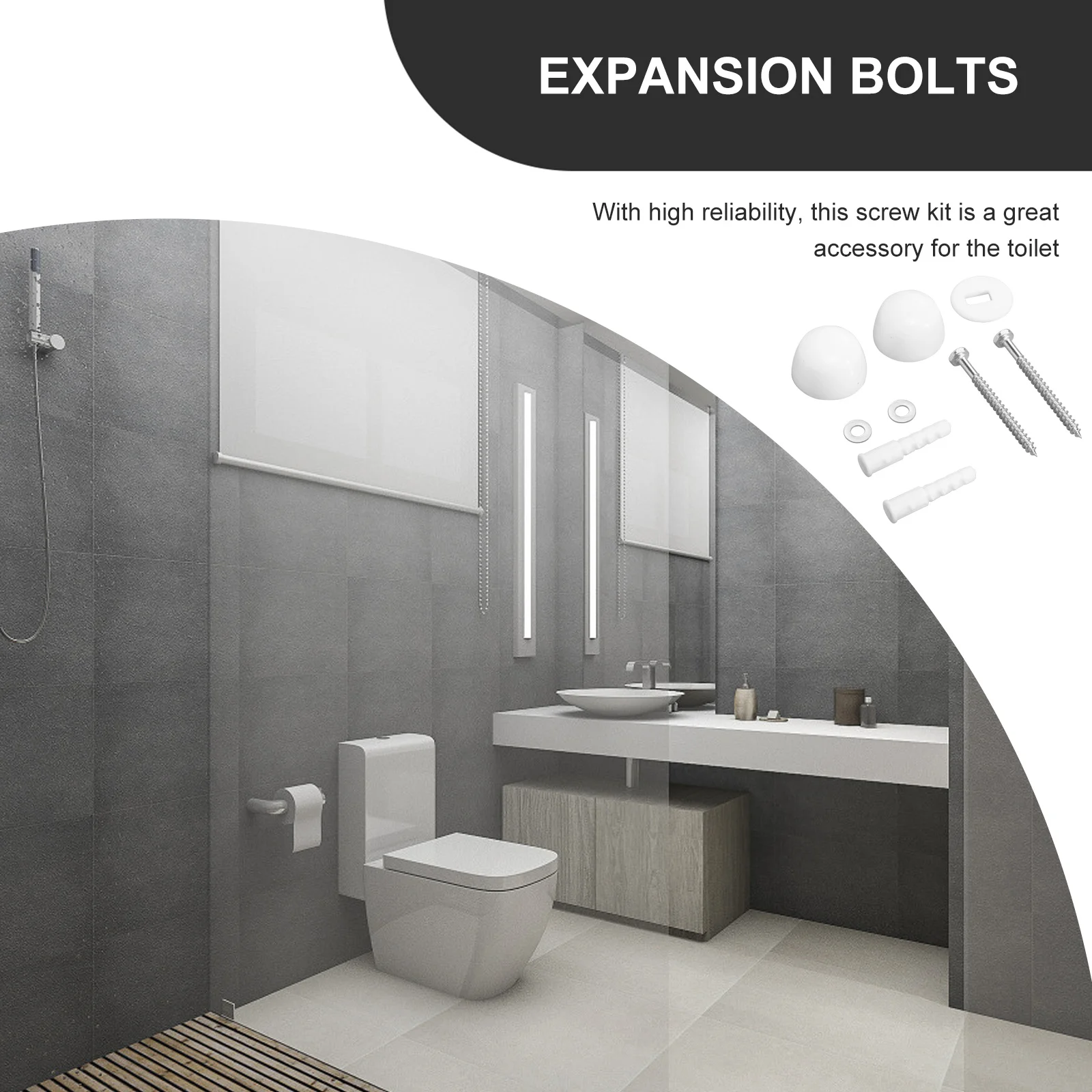 2 set Toilet Screw Decorative Cover High-Grade Rustproof Easy Install Universal Fit For Most Toilets Bathroom Fixing Accessories
2 set Toilet Screw Decorative Cover High-Grade Rustproof Easy Install Universal Fit For Most Toilets Bathroom Fixing Accessories