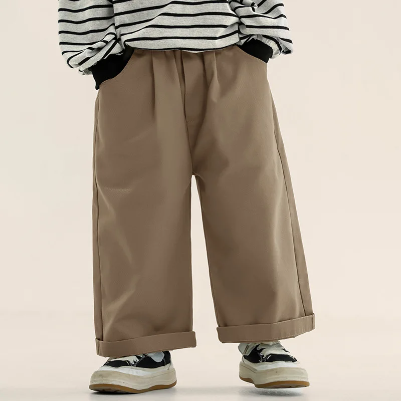 New Spring Kids Pants Children Solid Color Loose Straight Trousers Boys Cotton Casual Pants Kids' Outwear Pant
New Spring Kids Pants Children Solid Color Loose Straight Trousers Boys Cotton Casual Pants Kids' Outwear Pant
