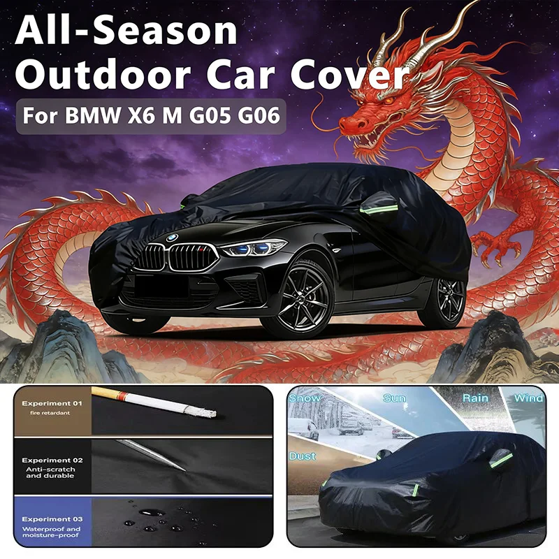 Car covers for BMW X6 M G05 G06 Outdoor Protection Full Car Covers Snow Cover Sunshade Waterproof Dustproof Exterior
Car covers for BMW X6 M G05 G06 Outdoor Protection Full Car Covers Snow Cover Sunshade Waterproof Dustproof Exterior