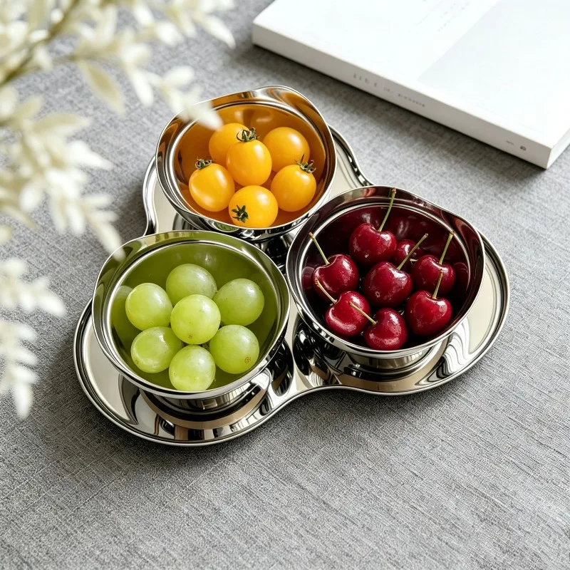 Stainless Steel Fruit Tray Bowl Snack Dessert Pudding Yogurt Cup for Home Hotel Living Room Decor Household Goods
Stainless Steel Fruit Tray Bowl Snack Dessert Pudding Yogurt Cup for Home Hotel Living Room Decor Household Goods