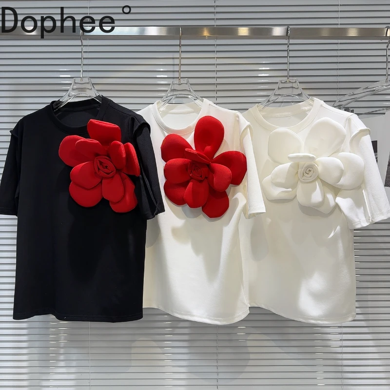 Net Red 2025 New Summer Women Short Sleeve T-shirt 3d Sunflower Casual O-neck Pullover Top All-match Cotton Basic Tshirts
Net Red 2025 New Summer Women Short Sleeve T-shirt 3d Sunflower Casual O-neck Pullover Top All-match Cotton Basic Tshirts