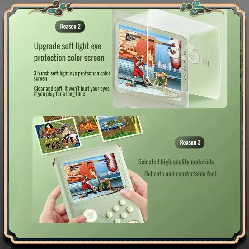 ASMA-Game Console With Power Bank 3.5-Inch IPS Screen 6000 Mah 16-Bit 10000 Games Arcade Machine-White Durable Easy To Use
ASMA-Game Console With Power Bank 3.5-Inch IPS Screen 6000 Mah 16-Bit 10000 Games Arcade Machine-White Durable Easy To Use