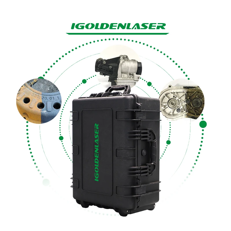 Puls Laser Cleaning Machine Laser Cleaner 100w 200w Pulse Luggage Laser Cleaning Machine