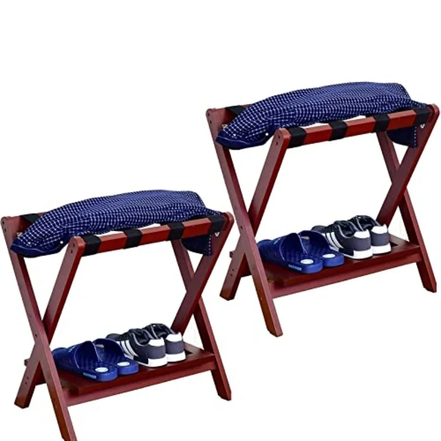 Luggage Rack for Guest Room - Suitcase Stand Solid Wood Travel Bag Storage Rack Hotel Home Luggage Rack/Shoe Rack Foldable Hang
Luggage Rack for Guest Room - Suitcase Stand Solid Wood Travel Bag Storage Rack Hotel Home Luggage Rack/Shoe Rack Foldable Hang
