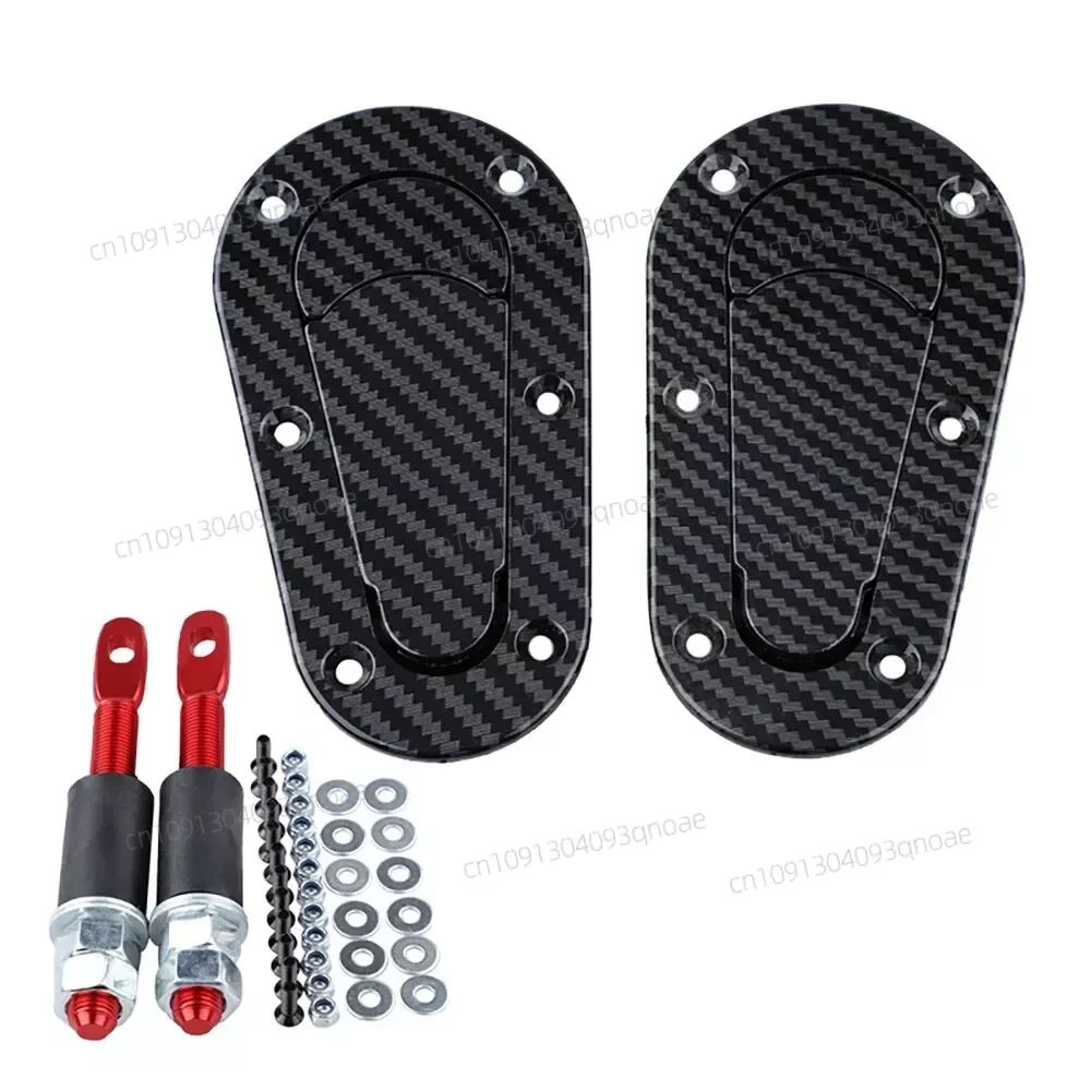Universal Racing Hood Lock Engine Bonnet Pin Latch Kits Refitting With Keys Mount Car Accessories Black/Carbon
Universal Racing Hood Lock Engine Bonnet Pin Latch Kits Refitting With Keys Mount Car Accessories Black/Carbon