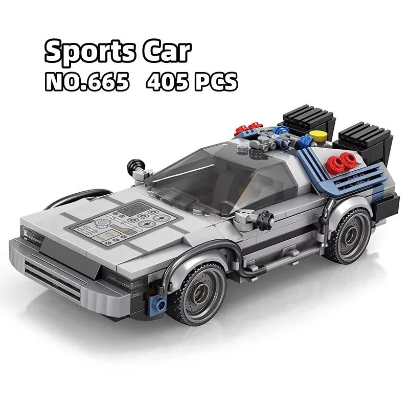 1:24 Classic Movie Racing Car Building Blocks NO.665 Model Sport Cars Toys Back Future Bricks Vehicle Festival Gifts for Kids
1:24 Classic Movie Racing Car Building Blocks NO.665 Model Sport Cars Toys Back Future Bricks Vehicle Festival Gifts for Kids