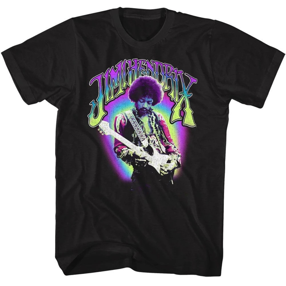 Jimi Hendrix Neon Jimi Black T-Shirt Summer Men's and Women's Loose and Breathable T-shirt Top
Jimi Hendrix Neon Jimi Black T-Shirt Summer Men's and Women's Loose and Breathable T-shirt Top
