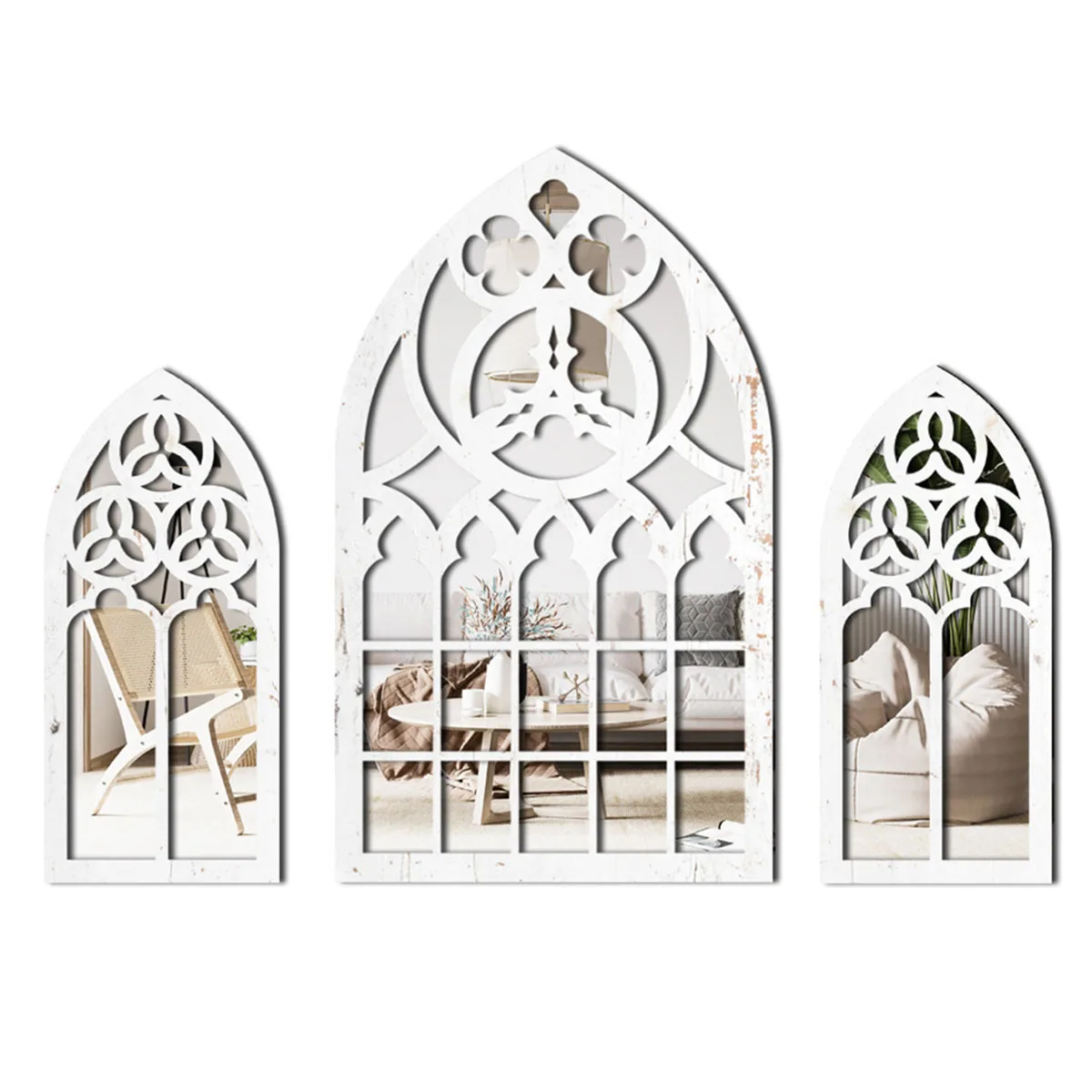 Vintage Decorative Window Framed Mirror, Wall Hanging Mirror, Wood Windowpane Wall Decor Mirror for Bedroom Entryway Living Room
Vintage Decorative Window Framed Mirror, Wall Hanging Mirror, Wood Windowpane Wall Decor Mirror for Bedroom Entryway Living Room