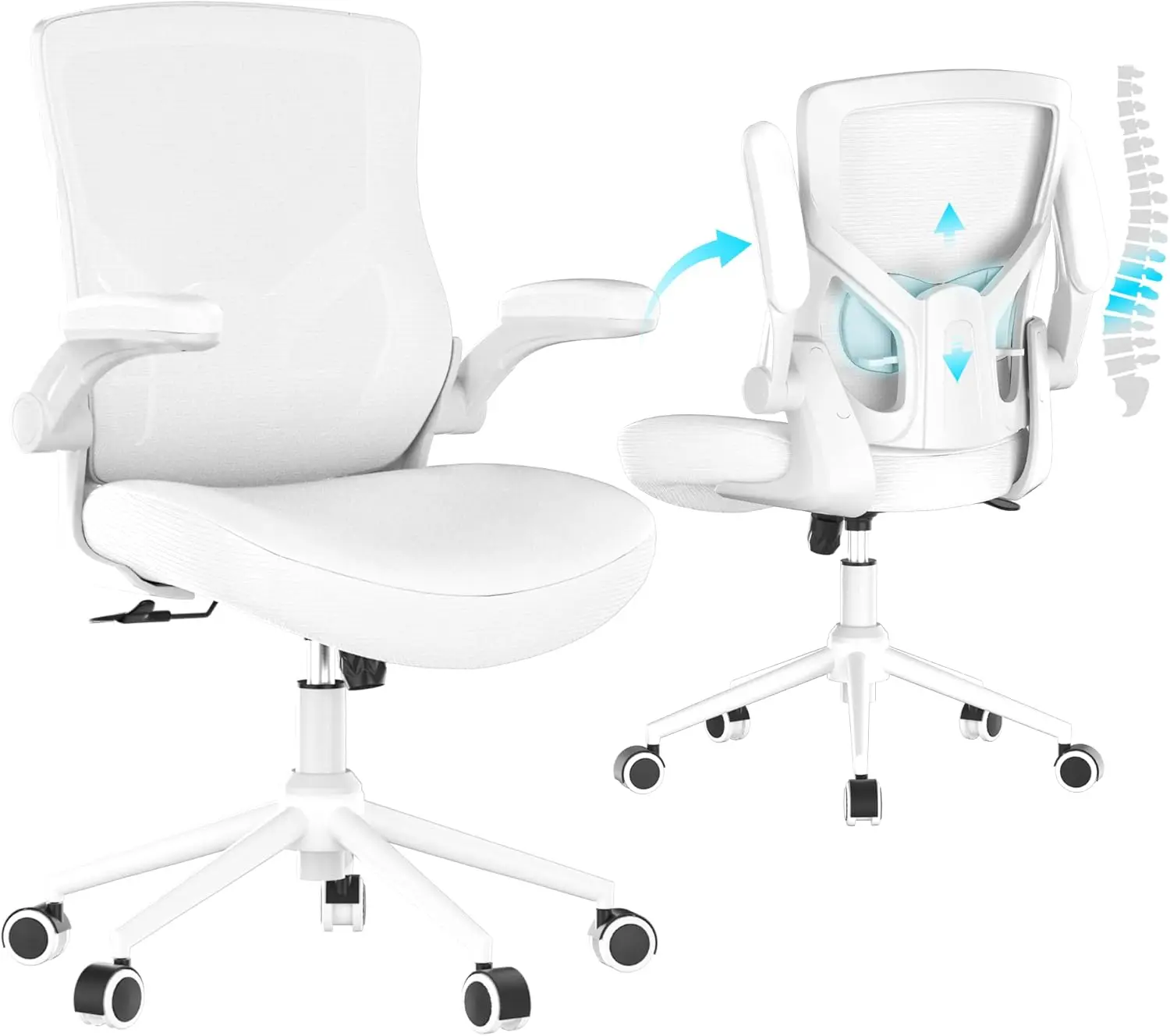 Chair, High Back Desk Chair Adjustable Height and Ergonomic Design Home Office Computer Chair Executive Lumbar Support Padded Fl
Chair, High Back Desk Chair Adjustable Height and Ergonomic Design Home Office Computer Chair Executive Lumbar Support Padded Fl