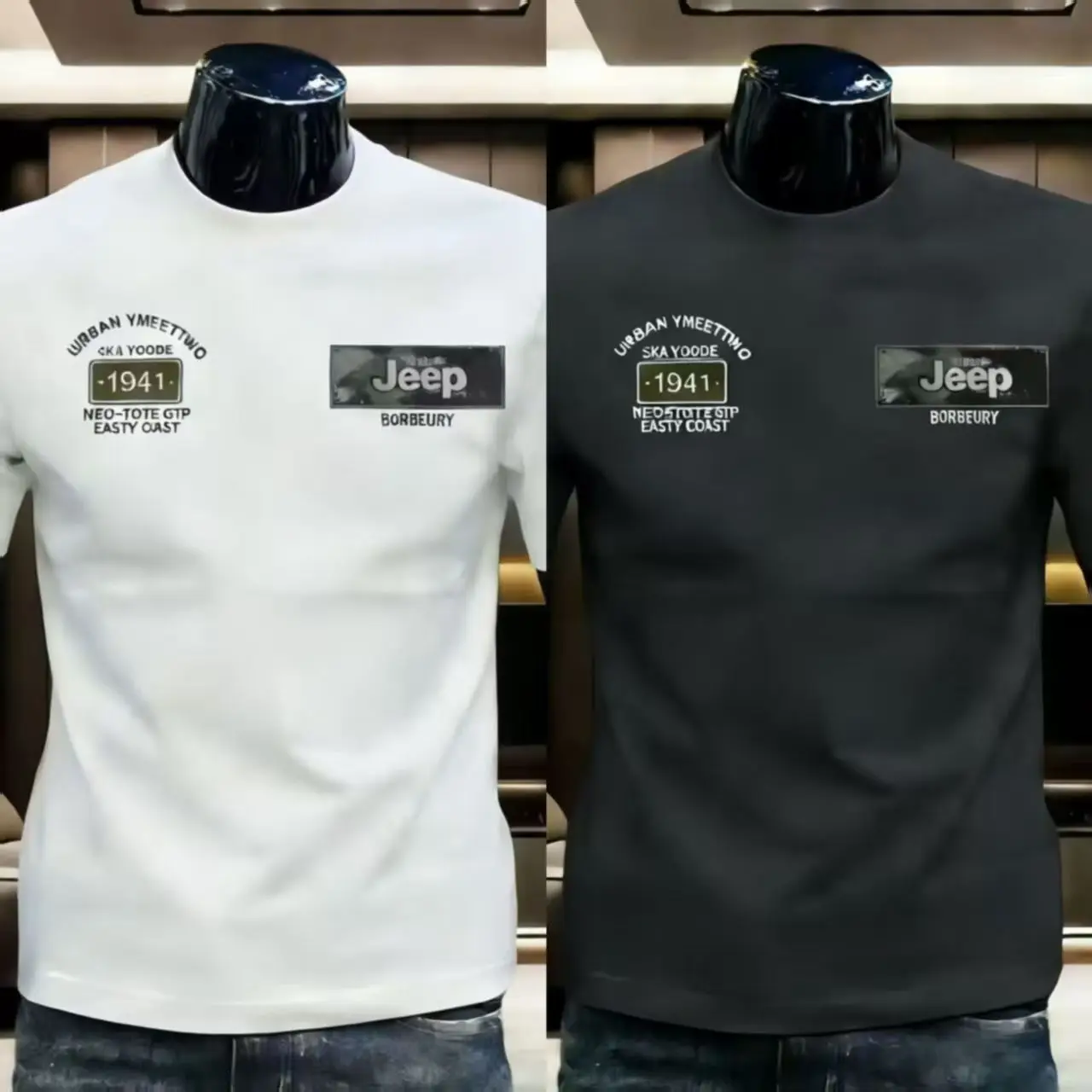 Jeep 2026 New Men's 230G Pure Cotton Short Sleeve 2-Piece Set, Trendy Printed Casual Sports Outfit for Spring, Summer and Autumn
Jeep 2026 New Men's 230G Pure Cotton Short Sleeve 2-Piece Set, Trendy Printed Casual Sports Outfit for Spring, Summer and Autumn