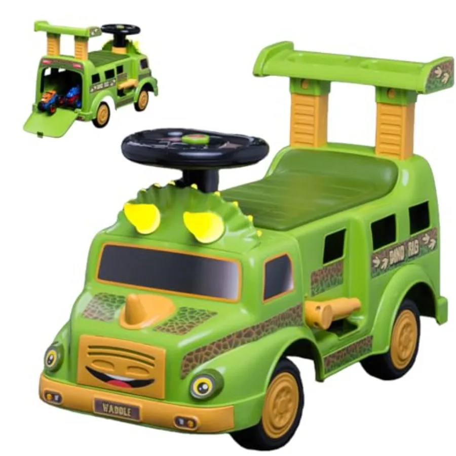 Ride-on dinosaur toy for toddlers 1-3 years plastic green and orange with lights sound interactive features indoor/outdoor use
Ride-on dinosaur toy for toddlers 1-3 years plastic green and orange with lights sound interactive features indoor/outdoor use