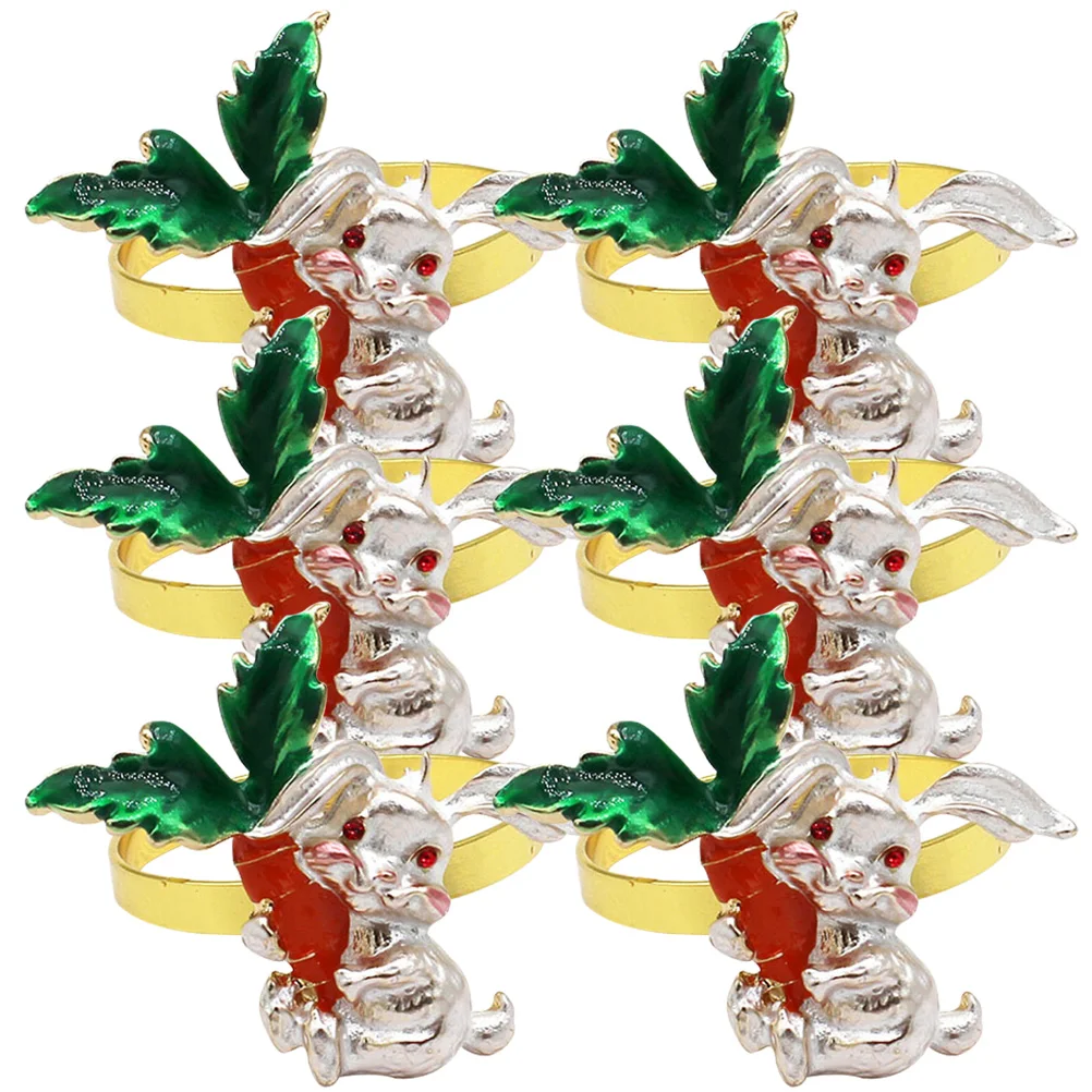 6pcs Rabbit Napkin Rings Golden Bunny Shaped Buckle Elegant Metal Smooth Finish Easter Party Home Restaurant Decor
6pcs Rabbit Napkin Rings Golden Bunny Shaped Buckle Elegant Metal Smooth Finish Easter Party Home Restaurant Decor