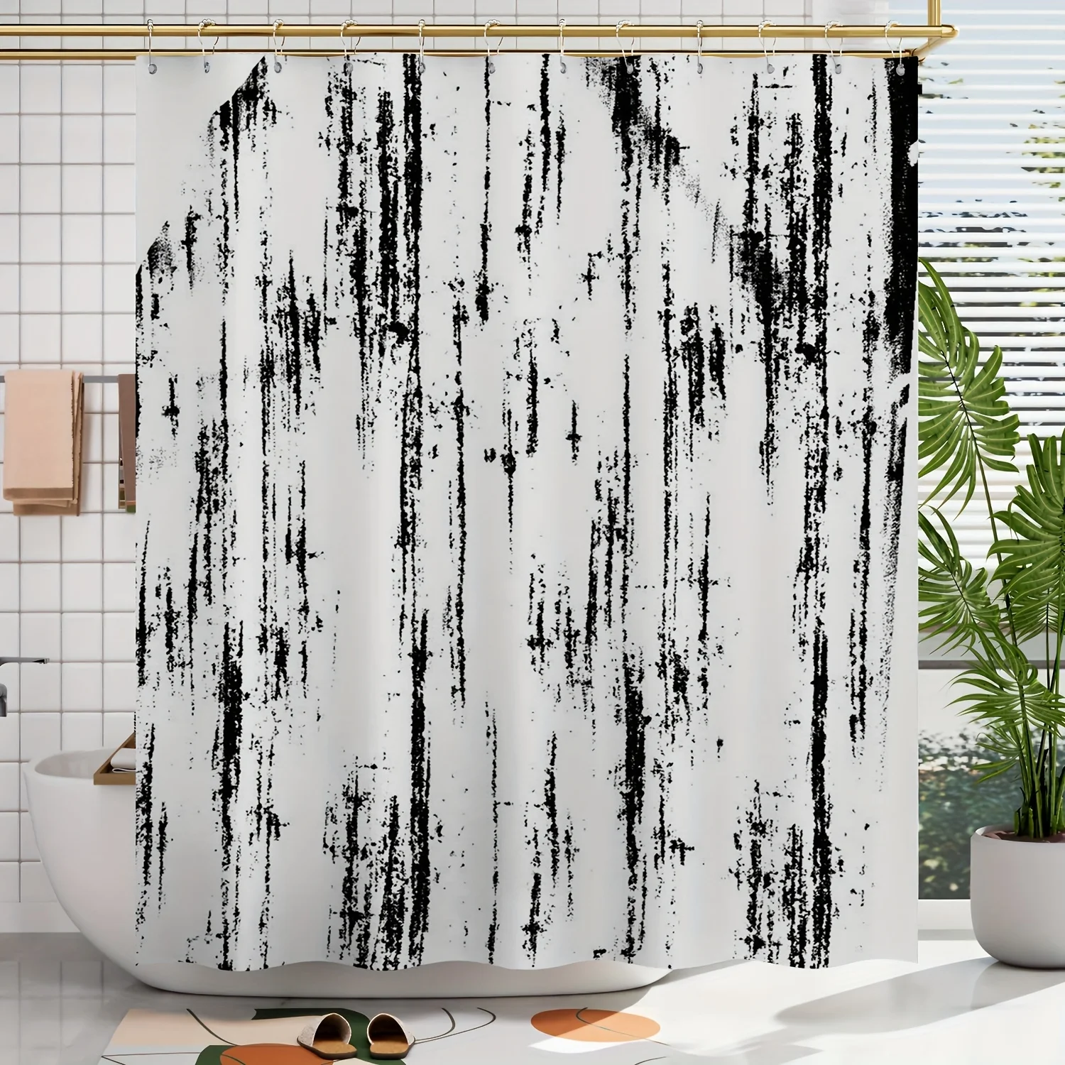 1 шт., современная художественная занавеска для душа в полоску с цифровым принтом, двусторонняя полиэфирная ткань, можно стирать в машине, всесезонная
1 шт., современная художественная занавеска для душа в полоску с цифровым принтом, двусторонняя полиэфирная ткань, можно стирать в машине, всесезонная