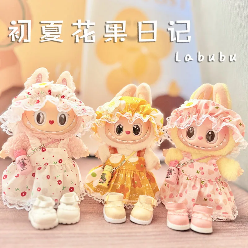 Labubu Doll Clothes Early Summer Flower and Fruit Skirt Labubu I II Idol Dolls Clothes Sitting Party Accessories DIY Gifts
Labubu Doll Clothes Early Summer Flower and Fruit Skirt Labubu I II Idol Dolls Clothes Sitting Party Accessories DIY Gifts