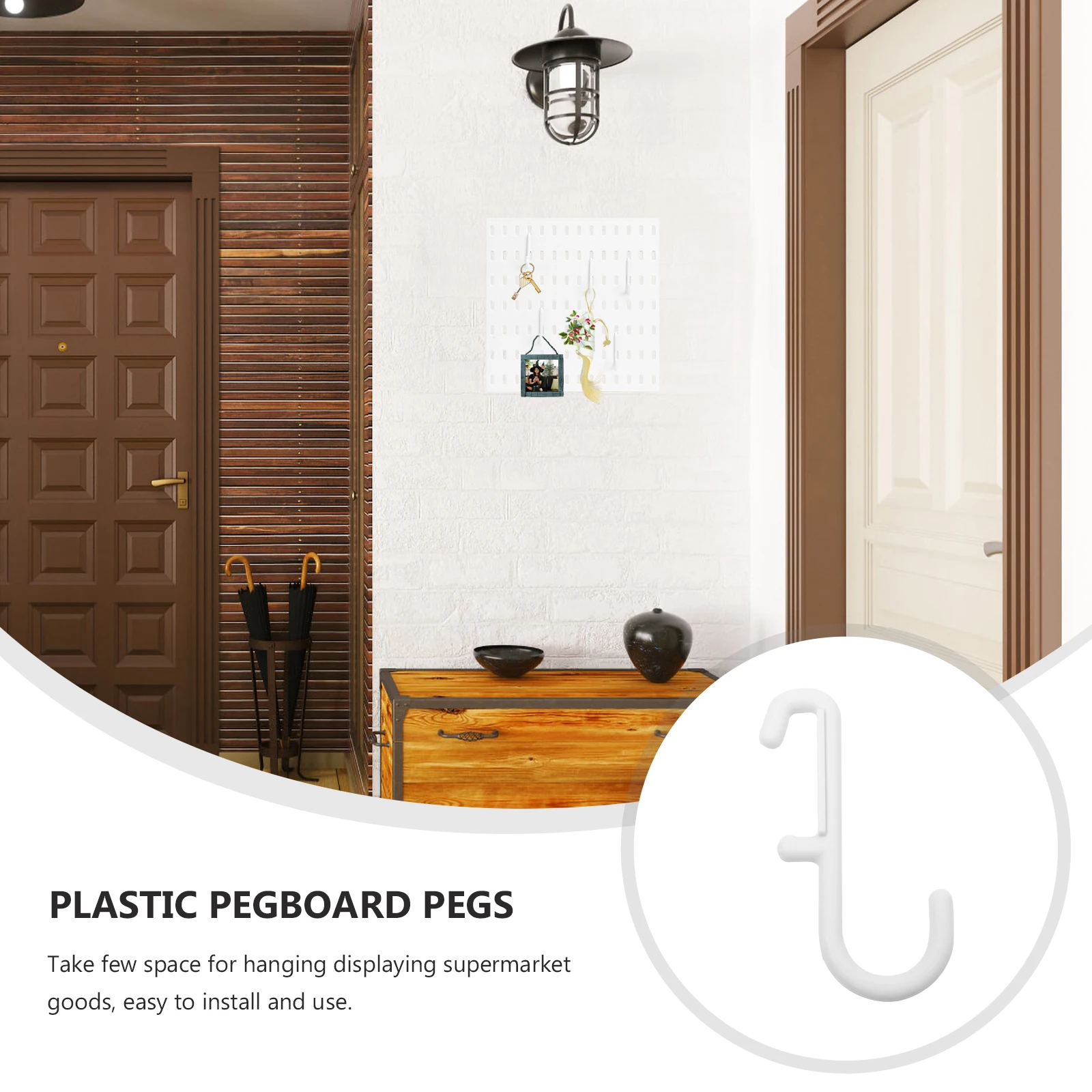 7Pcs Pegboard Hangers Supermarket Shelf Hook for Commodity Display Rack Wall Mounted Organizer Hanging Solution
7Pcs Pegboard Hangers Supermarket Shelf Hook for Commodity Display Rack Wall Mounted Organizer Hanging Solution