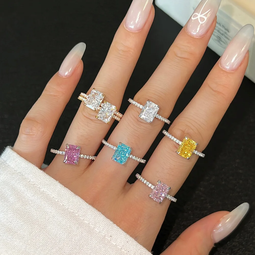 CCFJOYAS стерлингового серебра 925 пробы 8А ледяной цветок циркон прямоугольное кольцо с высокоуглеродистым бриллиантом для женщин супер вспышка кольцо для свадебной вечеринки 
CCFJOYAS стерлингового серебра 925 пробы 8А ледяной цветок циркон прямоугольное кольцо с высокоуглеродистым бриллиантом для женщин супер вспышка кольцо для свадебной вечеринки