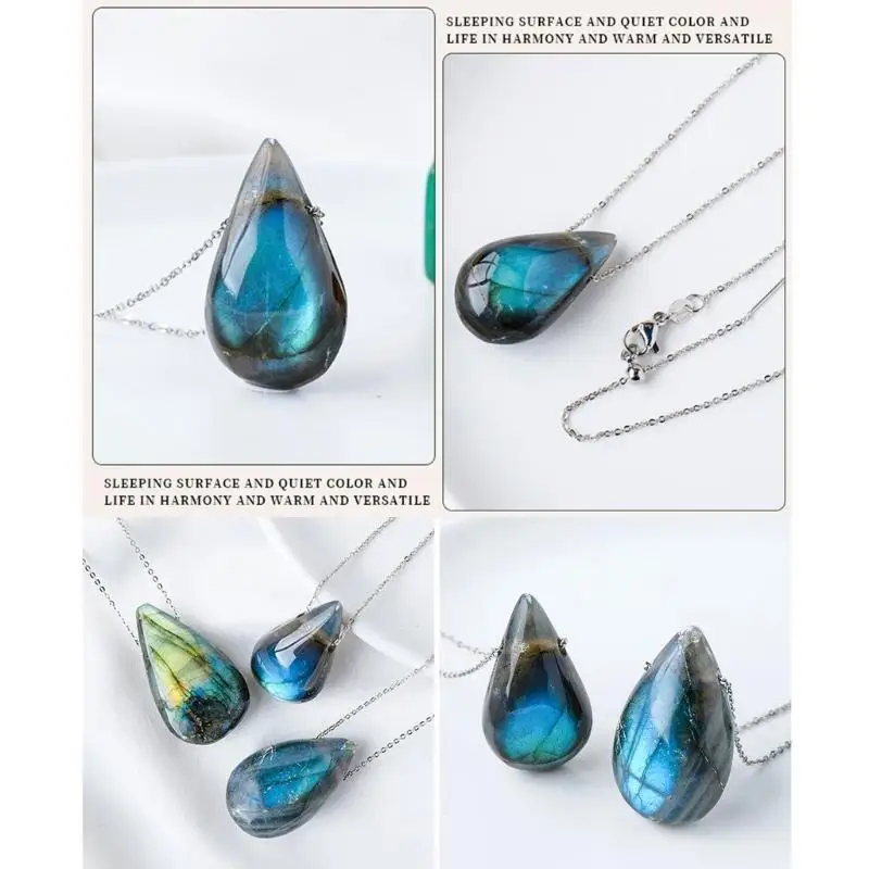 Ожерелье с подвеской ручной работы 31BB, простая подвеска в форме капли воды, вечерние украшения
Ожерелье с подвеской ручной работы 31BB, простая подвеска в форме капли воды, вечерние украшения