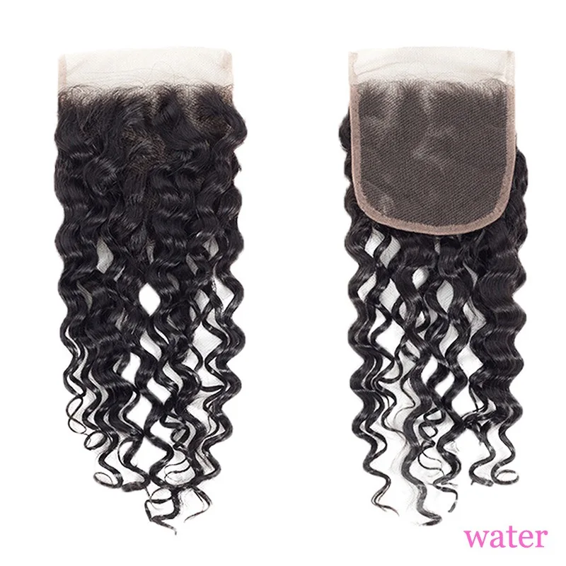 Water Wave 4x4 Lace Closure Brazilian Virgin Hair Water Wave 4x4 Transparent Lace Closure Natural Pre Plucked for Black Women
Water Wave 4x4 Lace Closure Brazilian Virgin Hair Water Wave 4x4 Transparent Lace Closure Natural Pre Plucked for Black Women