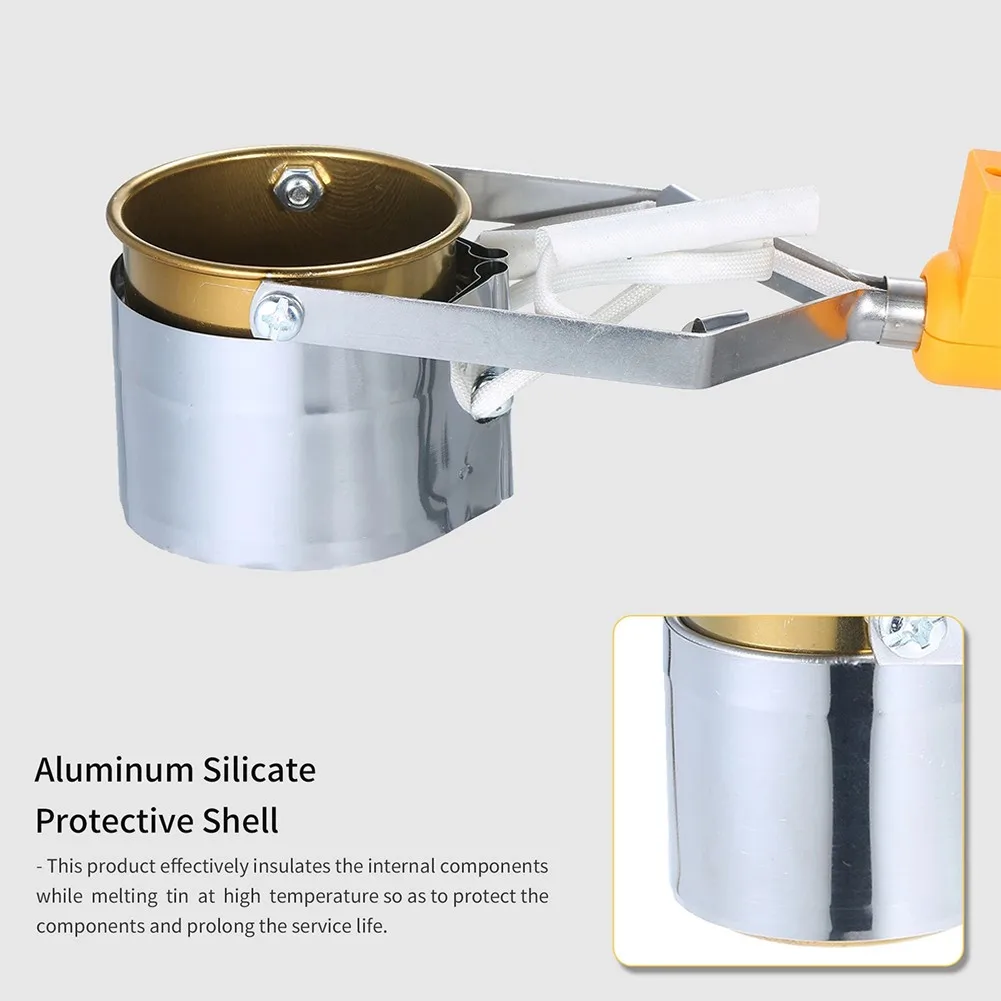 Quickly Safe Simple Operation Convenient Tin Soldering Pot Adjustable Temperature Control Bath Tool Desoldering
Quickly Safe Simple Operation Convenient Tin Soldering Pot Adjustable Temperature Control Bath Tool Desoldering