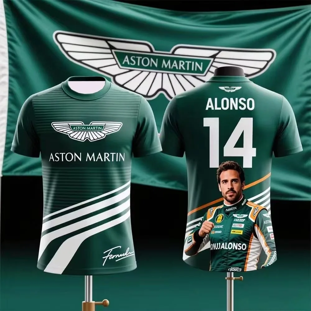 Aston Martin 2026 T-Shirt Fernando Alonso No. 14 T Shirt Spanish Racers Team Racing Suit Quick Drying Commemorative Jersey
Aston Martin 2026 T-Shirt Fernando Alonso No. 14 T Shirt Spanish Racers Team Racing Suit Quick Drying Commemorative Jersey