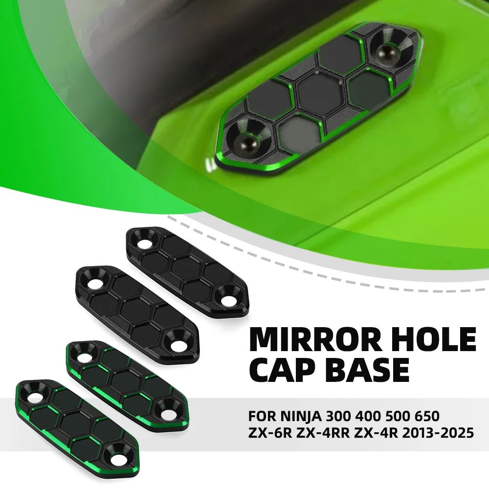 For Kawasaki Ninja 300 400 500 650 ZX-6R ZX-4RR ZX-4R 2013-2025 Accessories Rear View Side Mirrors Bracket Hole Cap Clamp Cover
For Kawasaki Ninja 300 400 500 650 ZX-6R ZX-4RR ZX-4R 2013-2025 Accessories Rear View Side Mirrors Bracket Hole Cap Clamp Cover