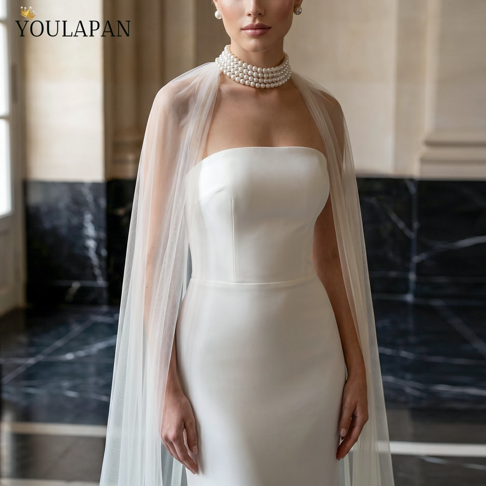TOPQUEEN Pearl Cape Capa De Novia Boda 드레스숄 Wedding Bolero Dress Bolero Bridal Accessories Customizable Vg126
TOPQUEEN Pearl Cape Capa De Novia Boda 드레스숄 Wedding Bolero Dress Bolero Bridal Accessories Customizable Vg126