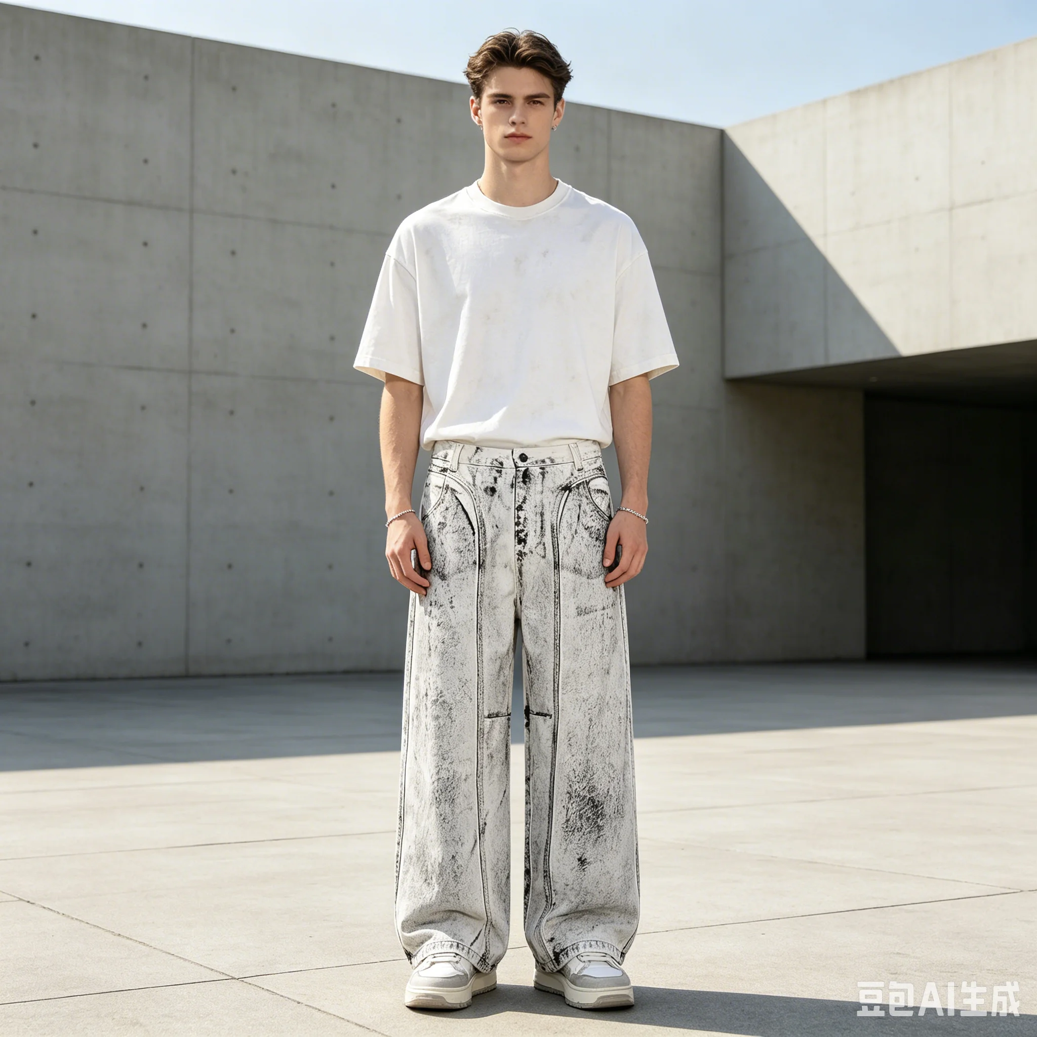 AL88077 BLCG High Waist Super Quality Loose Fitting Denim Pants Heavy Thick Unisex Fashion Art Stylish Hand Painting Jeans
AL88077 BLCG High Waist Super Quality Loose Fitting Denim Pants Heavy Thick Unisex Fashion Art Stylish Hand Painting Jeans