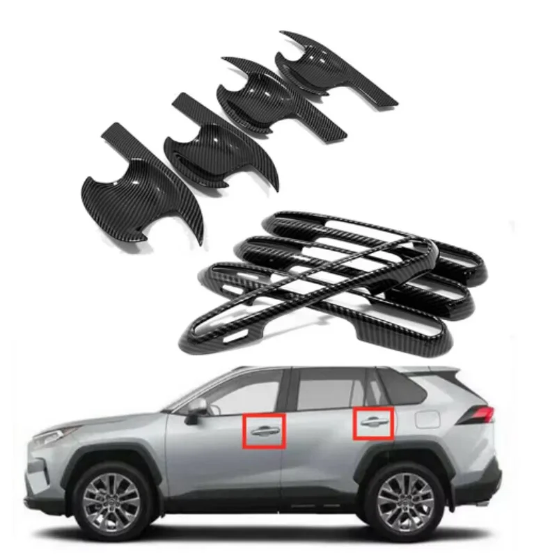 ABS Carbon Car Door Handle Bowl Protective Cover Trim Sticker Accessories For Toyota RAV4 2019 2020 2021 2022 2023 RAV 4 XA50
ABS Carbon Car Door Handle Bowl Protective Cover Trim Sticker Accessories For Toyota RAV4 2019 2020 2021 2022 2023 RAV 4 XA50