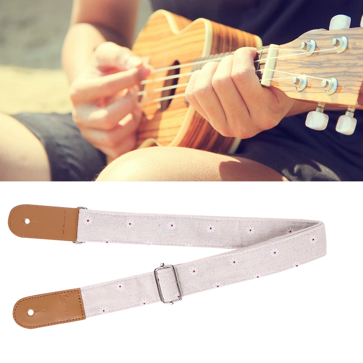 Little Daisy Strap Guitar Belt Electric Bass Accesories Accessories Ukulele Straps Neck Cotton Piano 
Little Daisy Strap Guitar Belt Electric Bass Accesories Accessories Ukulele Straps Neck Cotton Piano