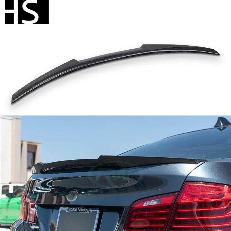 Suitable for 10-16 years BMW 5 Series F10 F18 modified M4 carbon fiber rear spoiler
Suitable for 10-16 years BMW 5 Series F10 F18 modified M4 carbon fiber rear spoiler