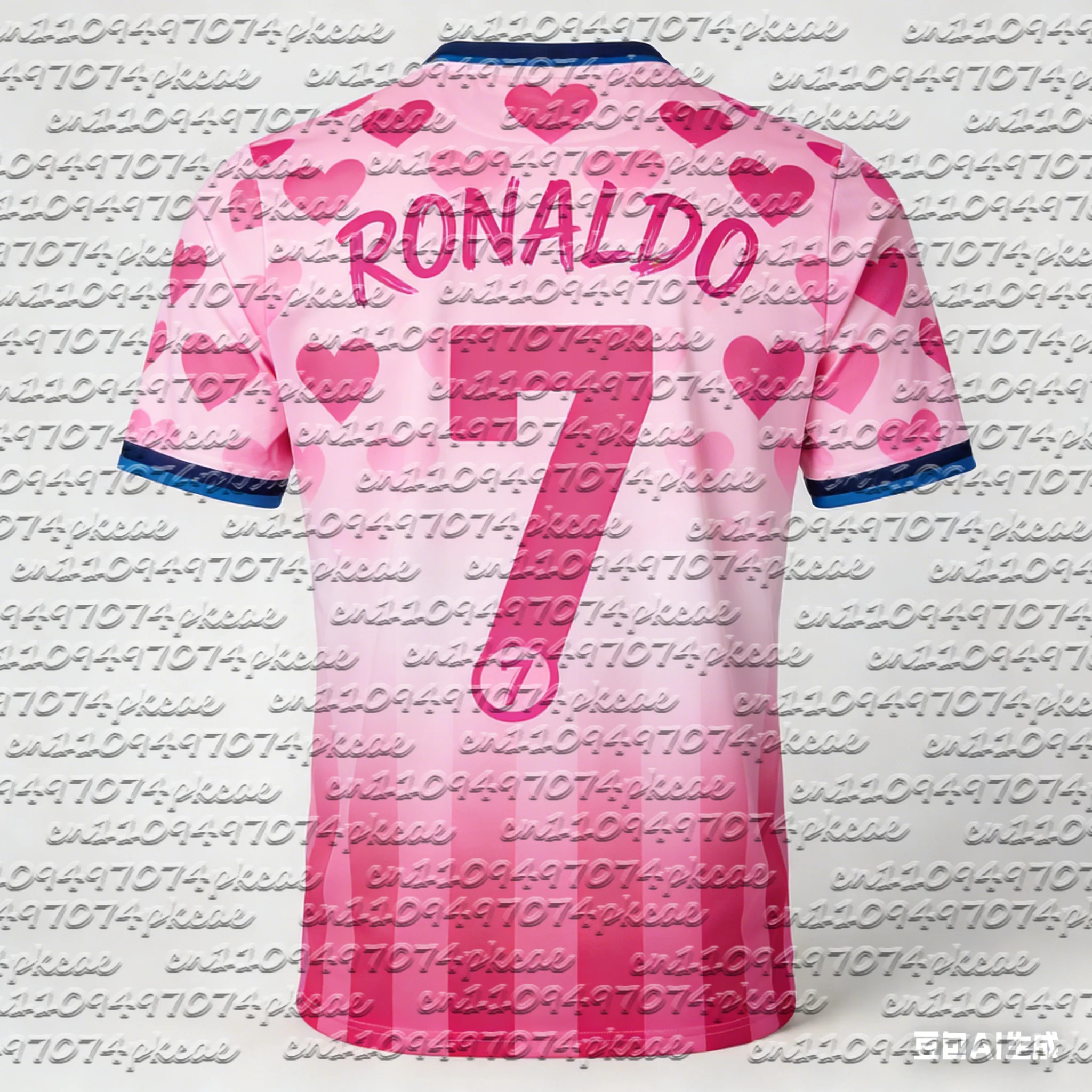 Новая Роналду с принтом сердца 7. # Футбольный трикотаж розового цвета с градиентом, дышащий, быстросохнущий, летняя уличная одежда унисекс для детей и взрослых с короткими рукавами
Новая Роналду с принтом сердца 7. # Футбольный трикотаж розового цвета с градиентом, дышащий, быстросохнущий, летняя уличная одежда унисекс для детей и взрослых с короткими рукавами