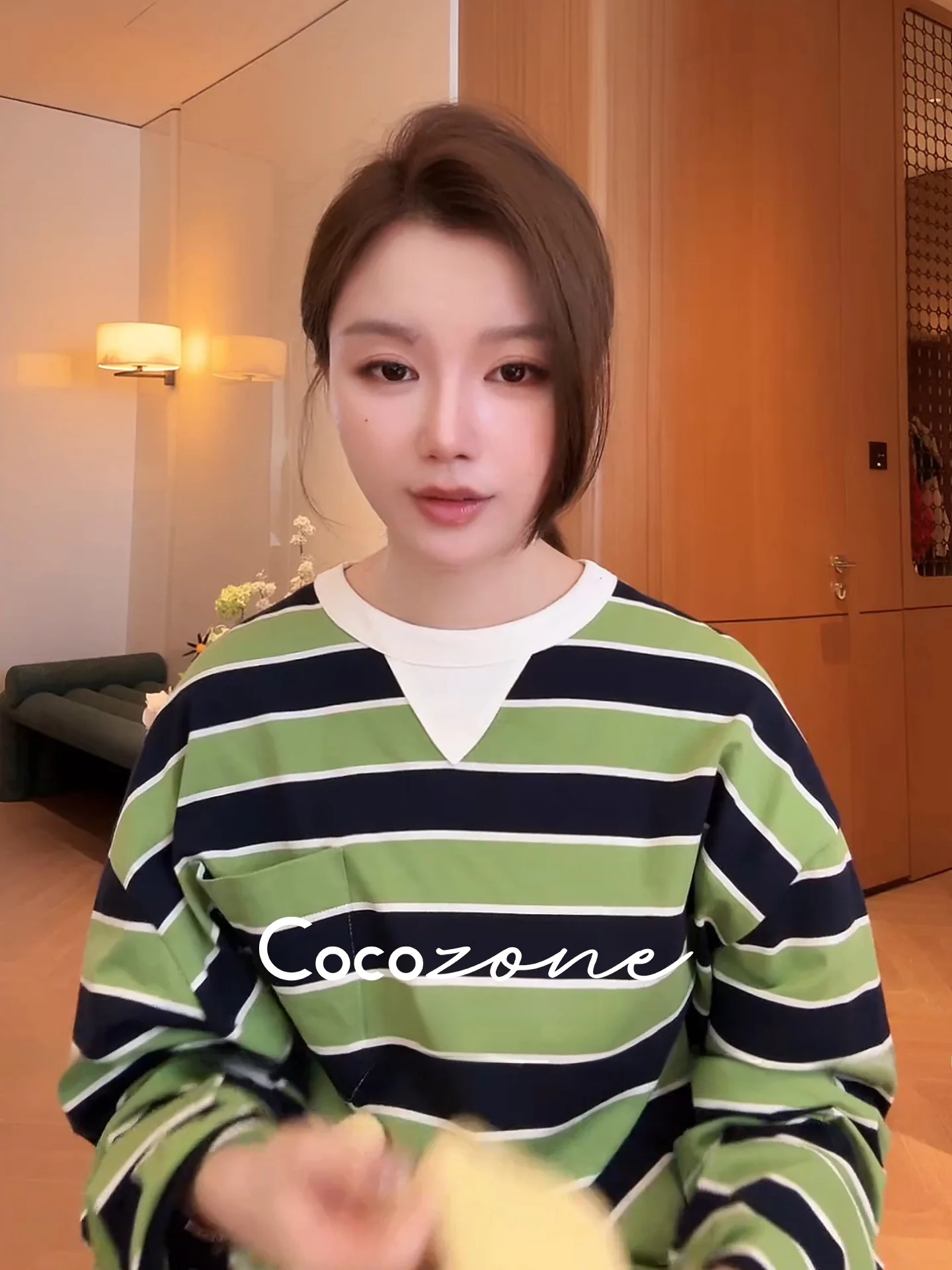 Spring Green Stripe 100 Cotton Loose Long Sleeve T-Shirt Color Block Stripes Casual Style Women's Spring 2026 COCOZONE T-shirt
Spring Green Stripe 100 Cotton Loose Long Sleeve T-Shirt Color Block Stripes Casual Style Women's Spring 2026 COCOZONE T-shirt