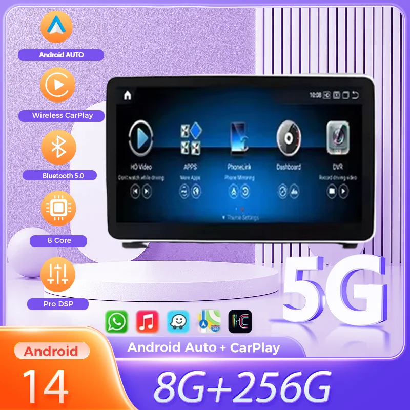 For Mercedes Benz ML W164 W300 ML350/450 GL X164 G320/350/450/500 2005-2012 Android14 Car Radio 2Din Stereo Receiver Autoradio
For Mercedes Benz ML W164 W300 ML350/450 GL X164 G320/350/450/500 2005-2012 Android14 Car Radio 2Din Stereo Receiver Autoradio