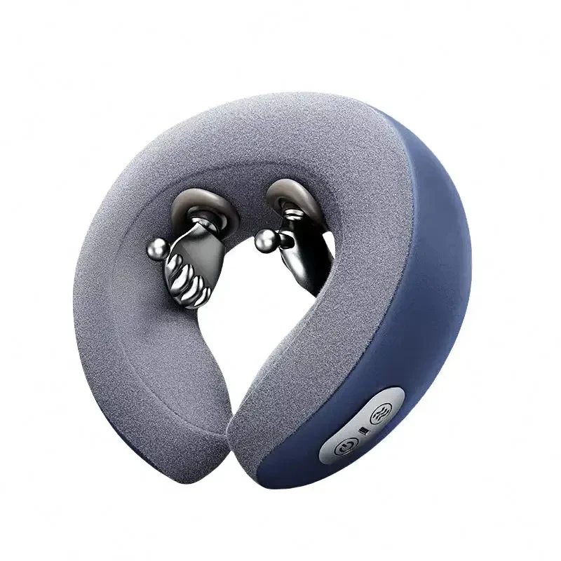 U-shaped folding travel neck pillow with hot compress and wireless portable for cervical spine rest support and massage
U-shaped folding travel neck pillow with hot compress and wireless portable for cervical spine rest support and massage