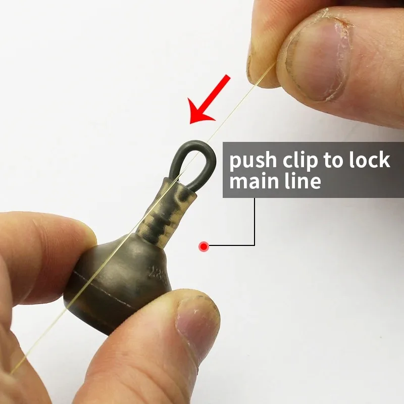 2x Fishing Carp Tool Back Lead Push Clip To Lock Main Line 28g Fishing Sinkers Suitable For Carp Fishing
2x Fishing Carp Tool Back Lead Push Clip To Lock Main Line 28g Fishing Sinkers Suitable For Carp Fishing