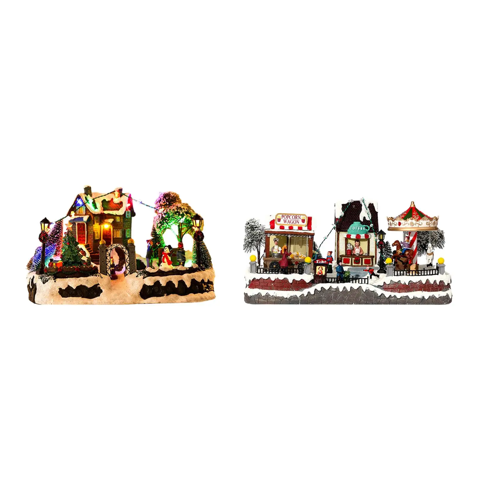 Christmas Glowing Ornament Xmas Musical Ornament Micro Landscape Building Figurine Statue for Home Party Bedroom Office Desktop
Christmas Glowing Ornament Xmas Musical Ornament Micro Landscape Building Figurine Statue for Home Party Bedroom Office Desktop