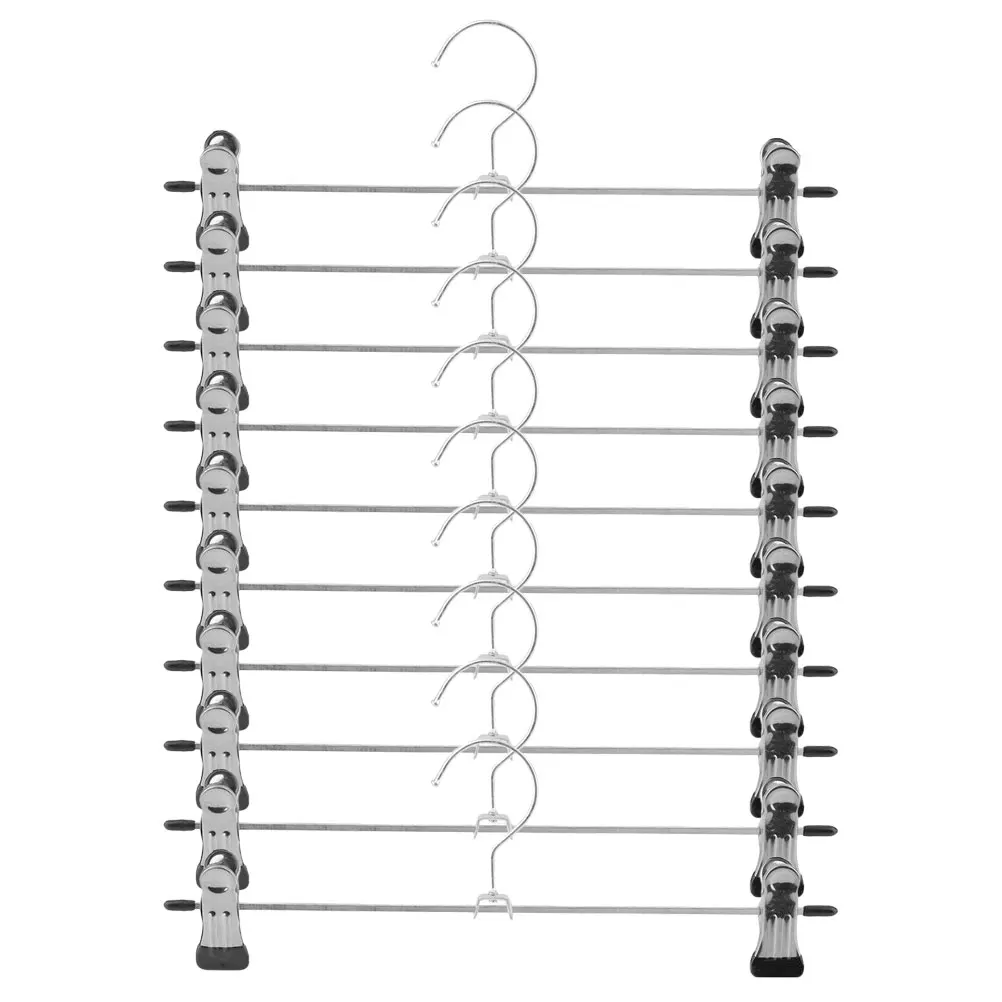 10Pcs Black Stainless Steel Pants Hanger Non Slip Extendable Metal Clothes Hanger Space Saving Storage ganizer For Trousers
10Pcs Black Stainless Steel Pants Hanger Non Slip Extendable Metal Clothes Hanger Space Saving Storage ganizer For Trousers