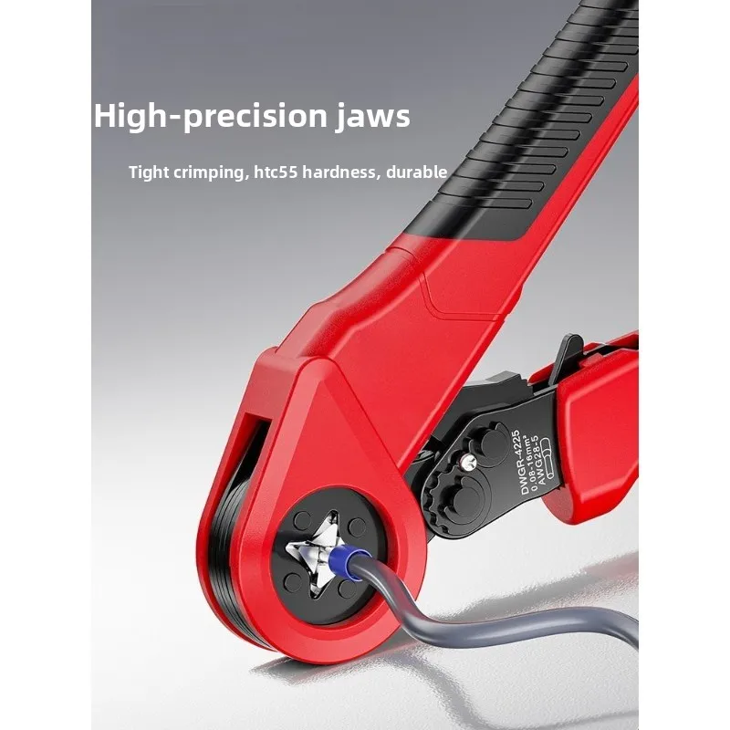 0.25-10mm ² pipe end crimping quadrilateral ratchet pliers, electrical special pipe multifunctional wire clamp cold press pliers
0.25-10mm ² pipe end crimping quadrilateral ratchet pliers, electrical special pipe multifunctional wire clamp cold press pliers