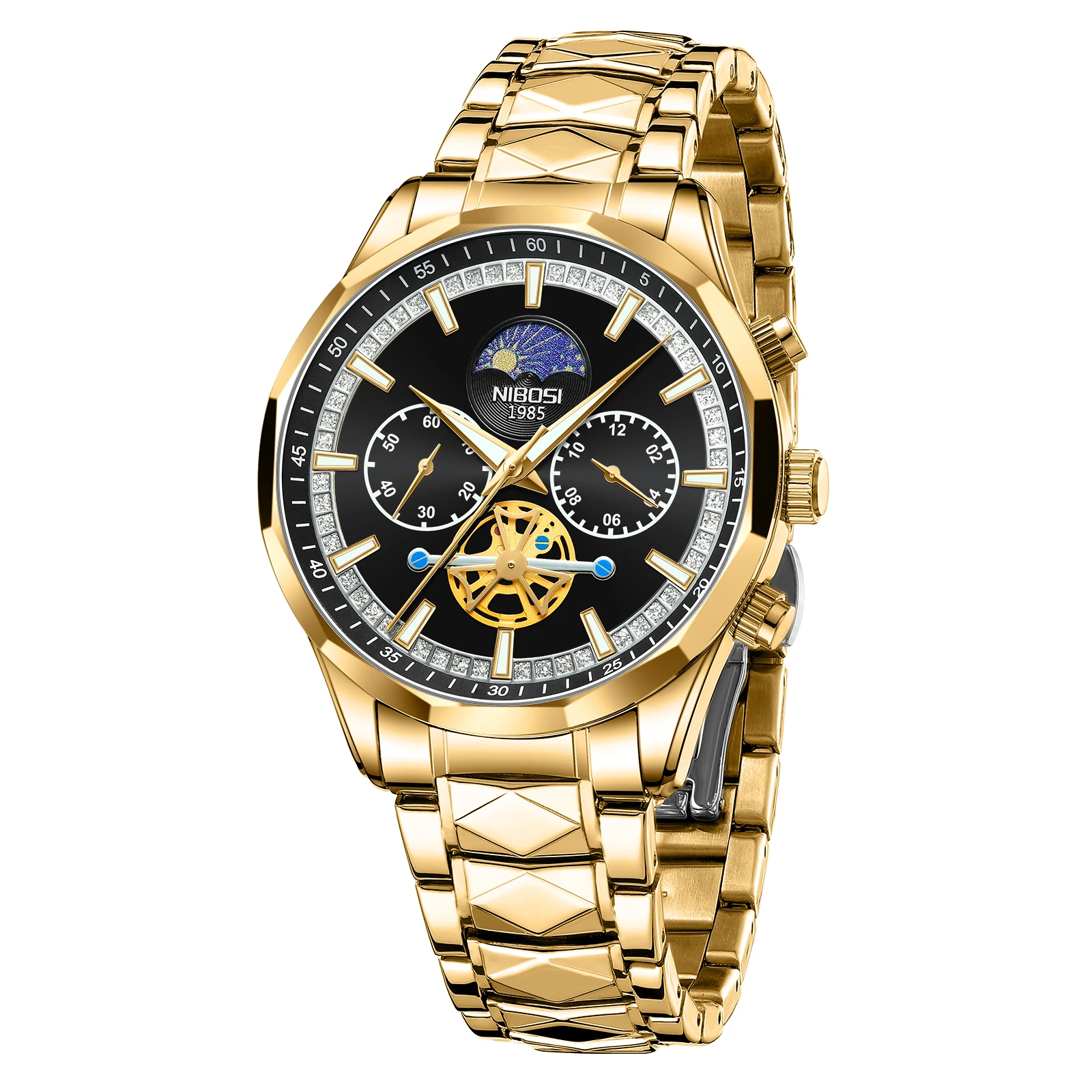 NIBOSI Sports Chronograph Mens Watch Fashion Multifunction Quartz Waterproof Watches Luxury Brand Stainless Steel Band Clock
NIBOSI Sports Chronograph Mens Watch Fashion Multifunction Quartz Waterproof Watches Luxury Brand Stainless Steel Band Clock