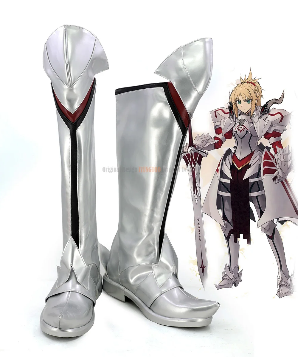 FGO morжелд Косплей Fate Apocrypha morжелд косплей сапоги Серебряная обувь на заказ
FGO morжелд Косплей Fate Apocrypha morжелд косплей сапоги Серебряная обувь на заказ