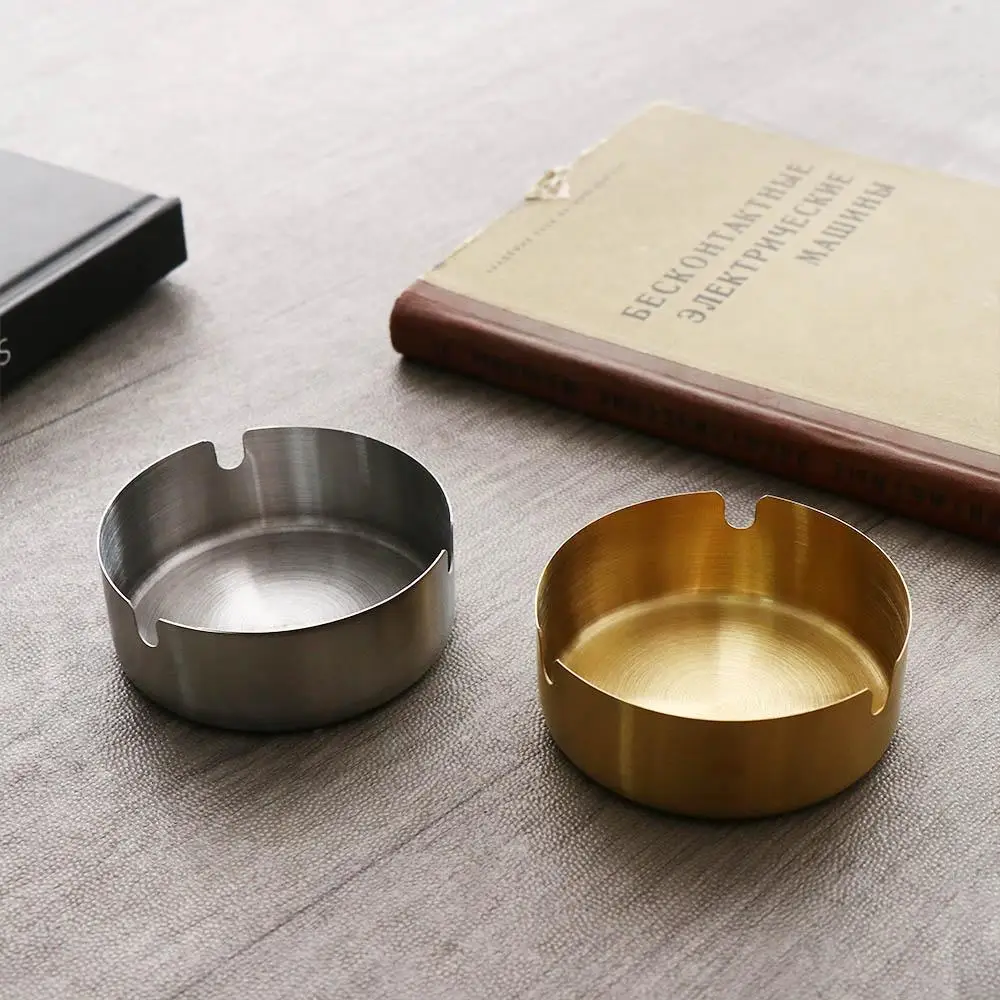 8cm Stainless Steel Ashtray Metal Round Smoke Holder Silver Home Decoration for Smoker
8cm Stainless Steel Ashtray Metal Round Smoke Holder Silver Home Decoration for Smoker