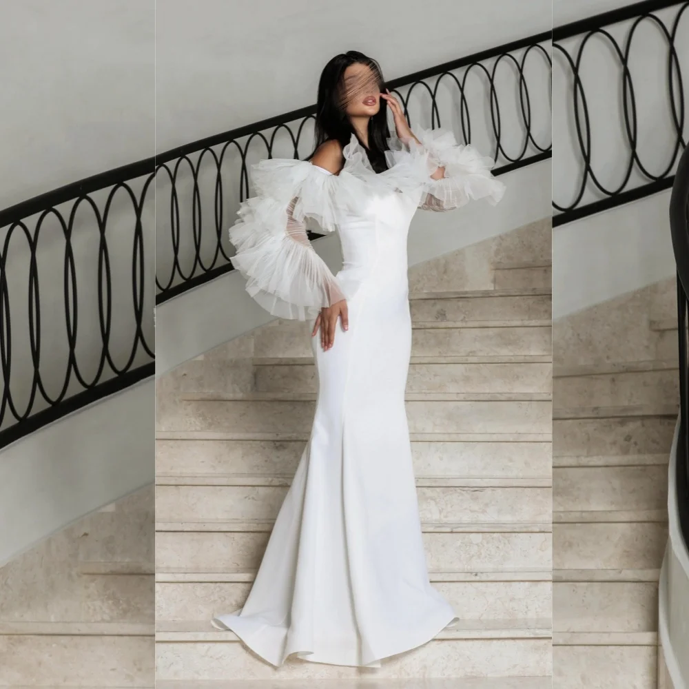 Customized Jersey Pleat Off-the-shoulder Mermaid Long Dresses Bespoke Occasion Formal Party Gown Elegant Fashion High Quality
Customized Jersey Pleat Off-the-shoulder Mermaid Long Dresses Bespoke Occasion Formal Party Gown Elegant Fashion High Quality