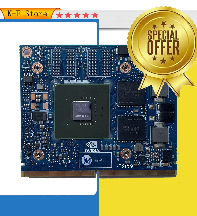 Original Quadro K610M K610 1GB Video Card N15M-Q2-B-A1 Graphics Card With X-Bracket For iMac A1311 A1312
Original Quadro K610M K610 1GB Video Card N15M-Q2-B-A1 Graphics Card With X-Bracket For iMac A1311 A1312