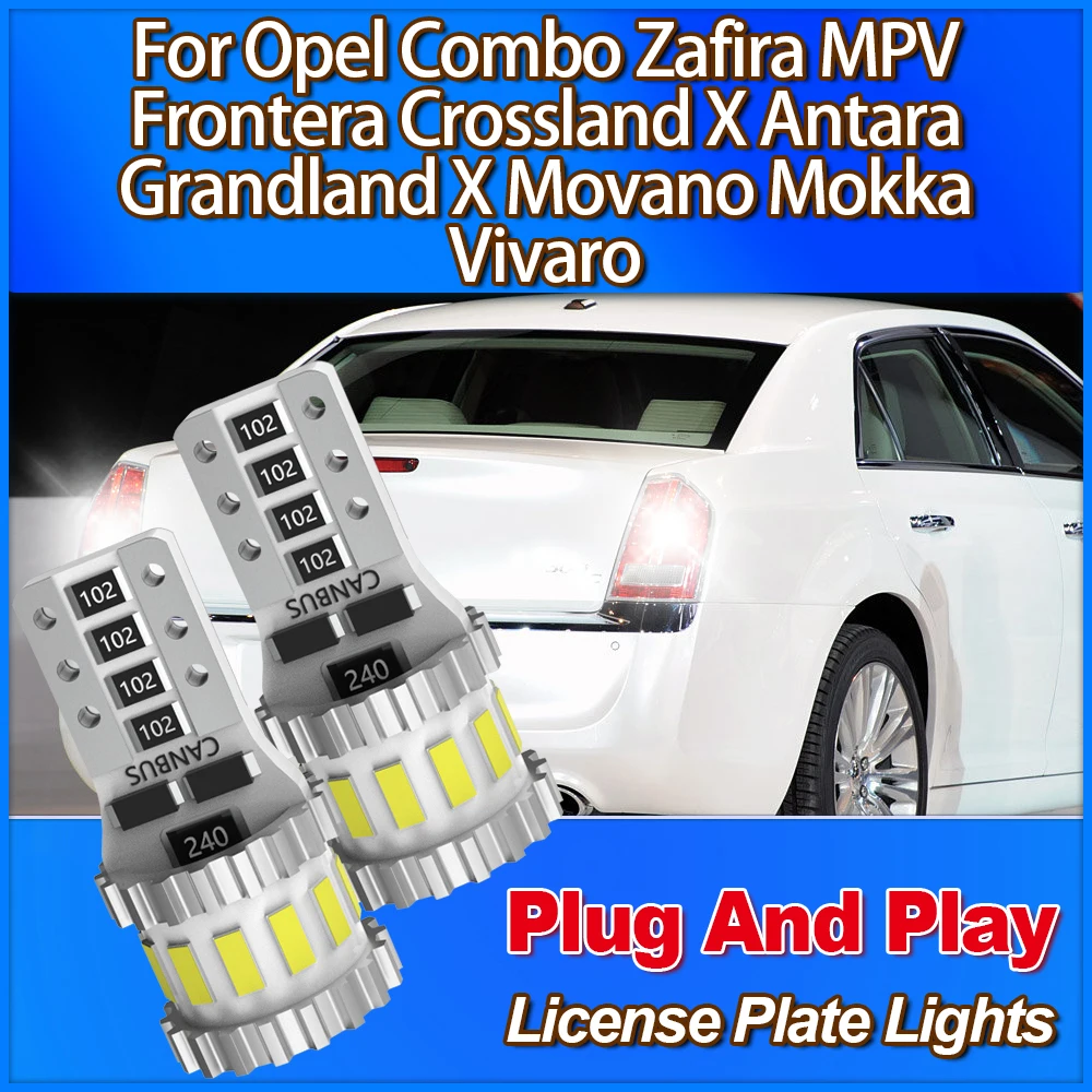 T10 6000K Подсветка номерного знака CSP Chip 6W Для Opel Combo Zafira MPV Frontera Crossland X Antara Grandland X Movano Mokka Vivaro
T10 6000K Подсветка номерного знака CSP Chip 6W Для Opel Combo Zafira MPV Frontera Crossland X Antara Grandland X Movano Mokka Vivaro