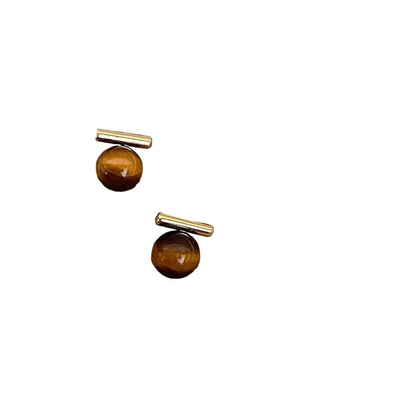 *One piece Mermaid color tiger eye stone earrings, versatile and minimalist earrings for women
*One piece Mermaid color tiger eye stone earrings, versatile and minimalist earrings for women