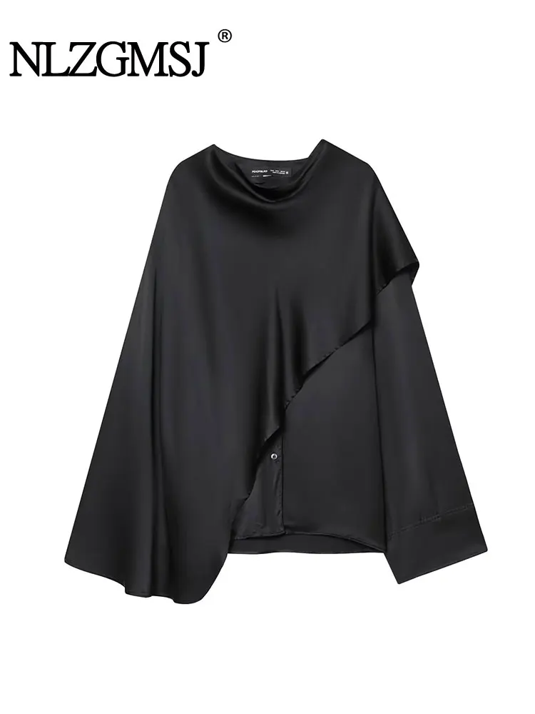 NLZGMSJ новая женская блузка, осень 2023, женские свободные однотонные рубашки и блузки с шарфом и длинными рукавами, топ Y2K
NLZGMSJ новая женская блузка, осень 2023, женские свободные однотонные рубашки и блузки с шарфом и длинными рукавами, топ Y2K