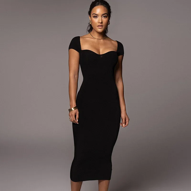 Vintage Dress Sexy 2025 Summer Women's New Dresses with One Collar Slim Fit Black Dress m
Vintage Dress Sexy 2025 Summer Women's New Dresses with One Collar Slim Fit Black Dress m