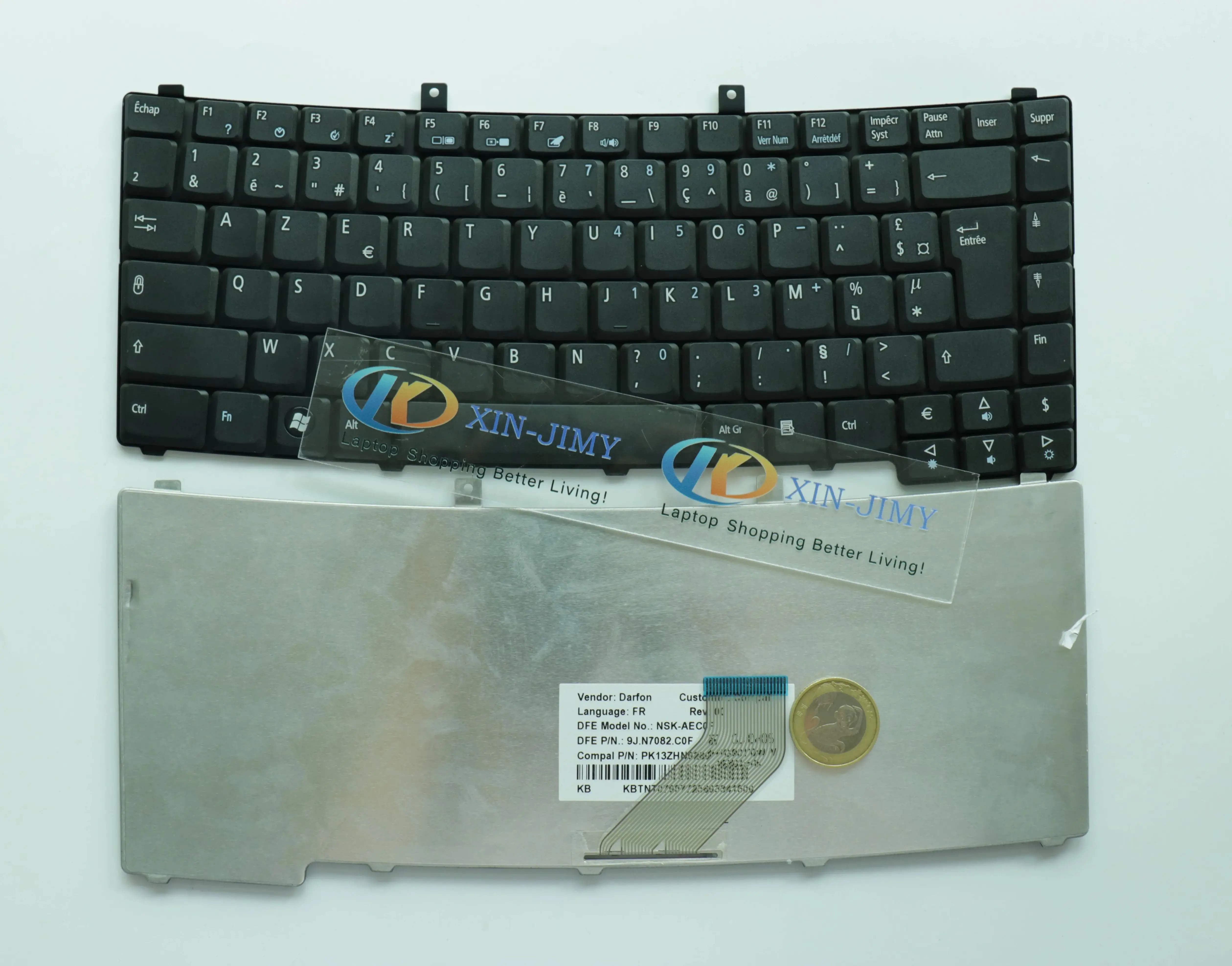 French for Laptop Keyboard Acer TM2200 2700 3220 TM2400 4150 Black K052002B1 PK13ZYT2800 FR Black without backlit
French for Laptop Keyboard Acer TM2200 2700 3220 TM2400 4150 Black K052002B1 PK13ZYT2800 FR Black without backlit