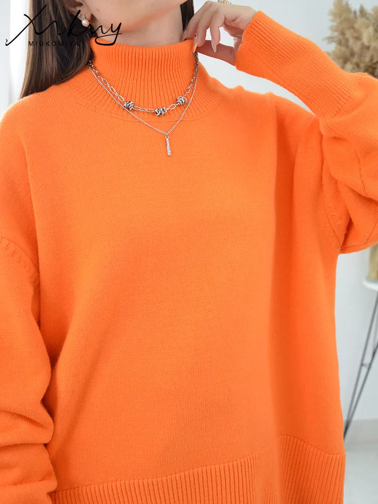 Blue Thick Winter Women's Turtleneck Sweater Oversized Pullovers Knitwears Autumn Winter Thick Warm Sweater Women Knit Jumpers
Blue Thick Winter Women's Turtleneck Sweater Oversized Pullovers Knitwears Autumn Winter Thick Warm Sweater Women Knit Jumpers
